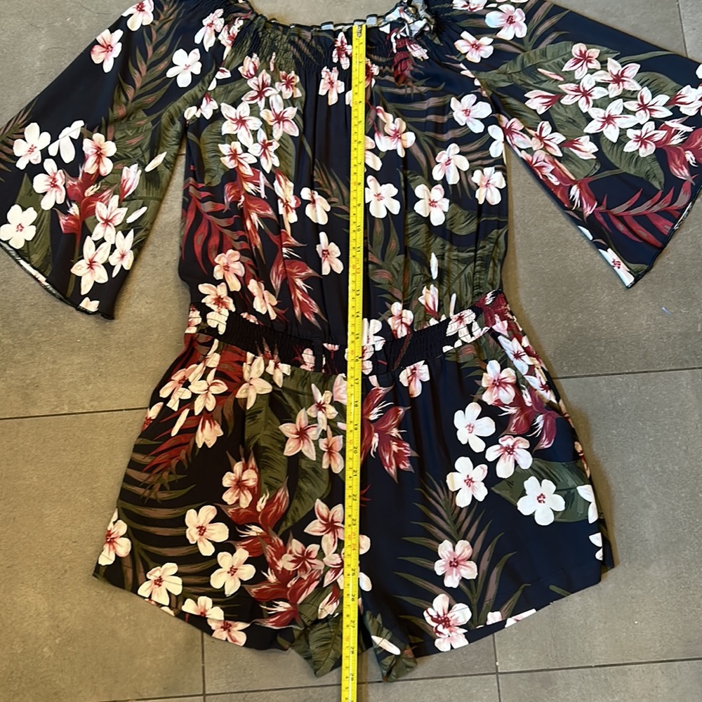 Chaser One Piece Floral Romper (Sale) - Picture 6 of 9